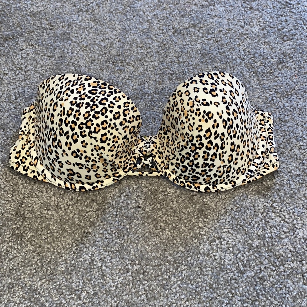 Cheetah print Victoria’s Secret bathing suit top